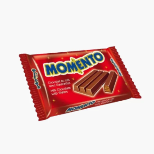 MOMENTO Barre biscuitée Chocolat