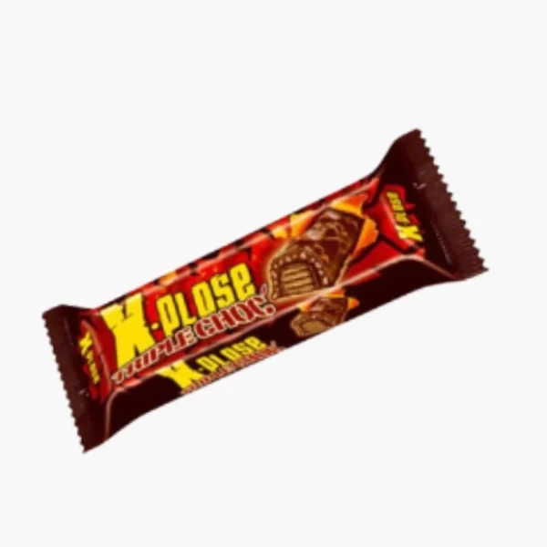 XPLOSE Barre biscuitée Chocolat Triple-Choc