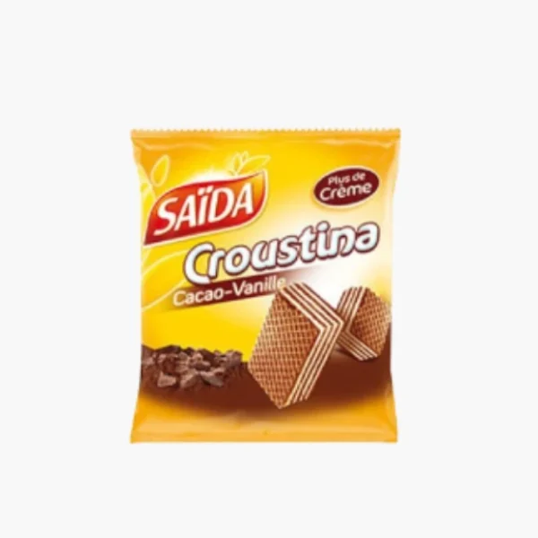 CROUSTINA Gaufrettes Cacao Vanille