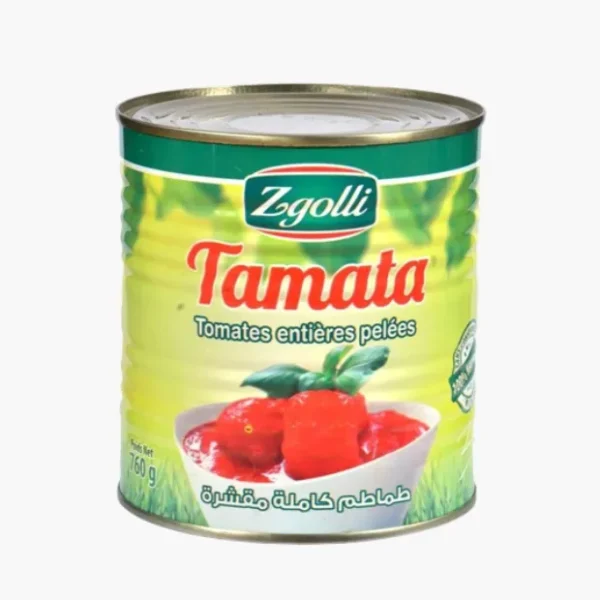 Tomates Entières Pelées ZGOLLI 760g