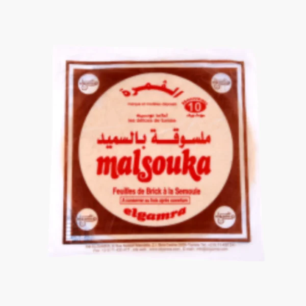 10 feuilles de brik malsouka à la semoule EL GAMRA