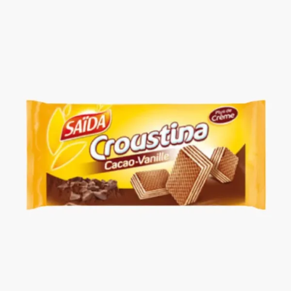 CROUSTINA Gaufrettes Cacao Vanille