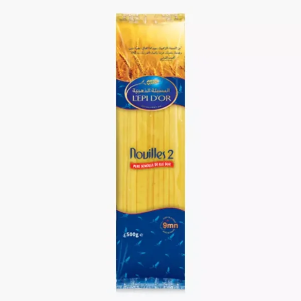 Pâtes Nouille 2 L’EPI D’OR 500g