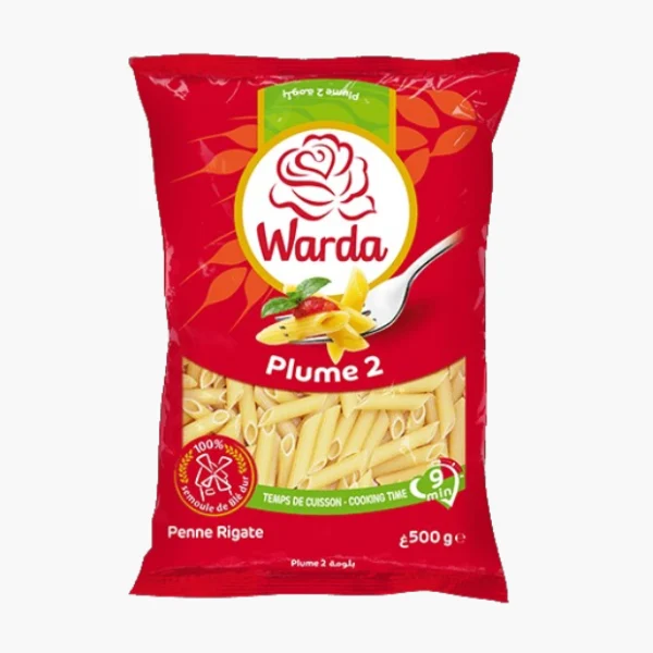 Pâtes Plume 2 longue WARDA 500g