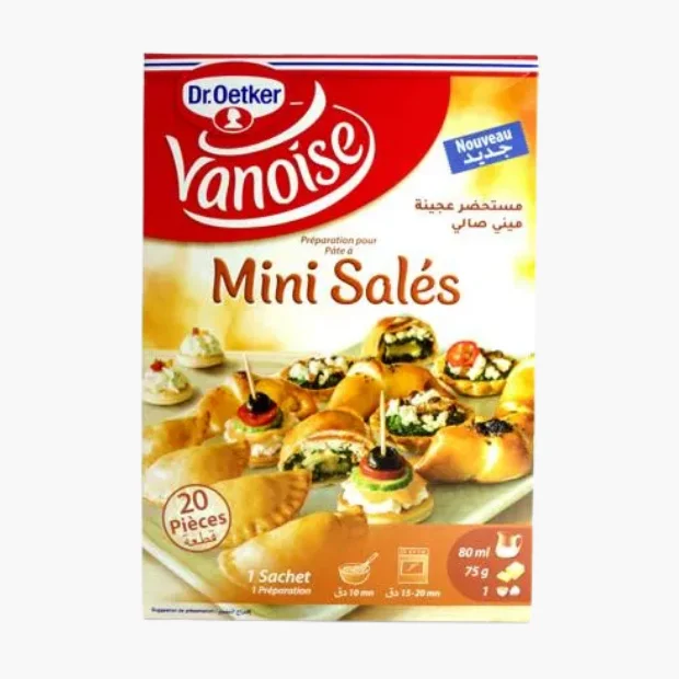 Préparation pour pâte à mini salés VANOISE 245g