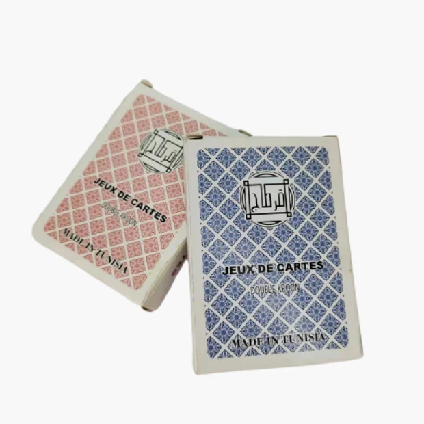 Lot De 4 Jeux De Cartes - 56 Cartes Par Paquet, Rouge Et Bleu - Idéal Pour Poker, Belote, Soirées Jeux