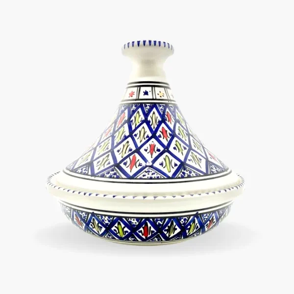 Tajine 25D - Motifs graphiques bleu