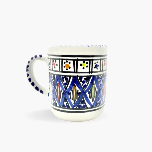 Chope grand modèle - Motifs graphiques bleu