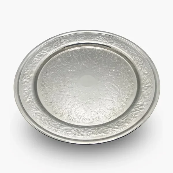 Plat en cuivre rond petit modèle