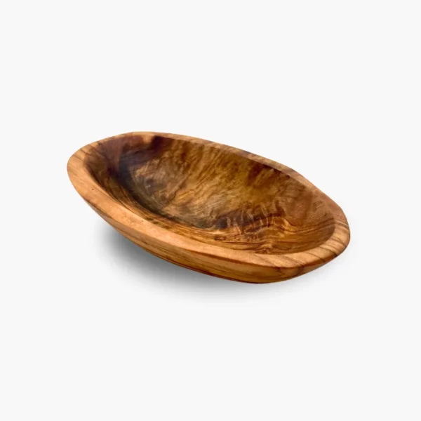 Plat oval 12cm en Bois d'Olivier