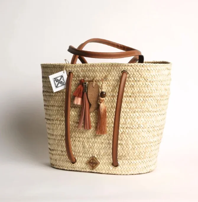 Couffin en toile de jute