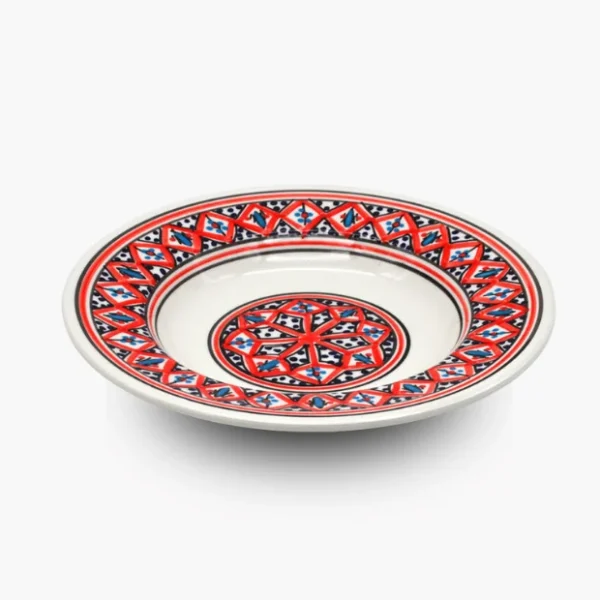 Assiette creuse – Makroudh rouge