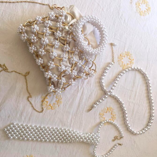 Sac, Cravate, Ceinture en perle – PERLES UNIVERS
