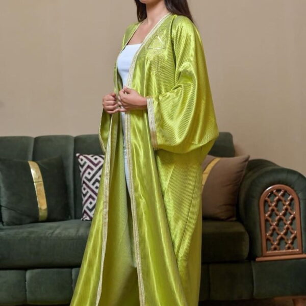 Abaya Pistachio - MISS CHIC COUTURE
