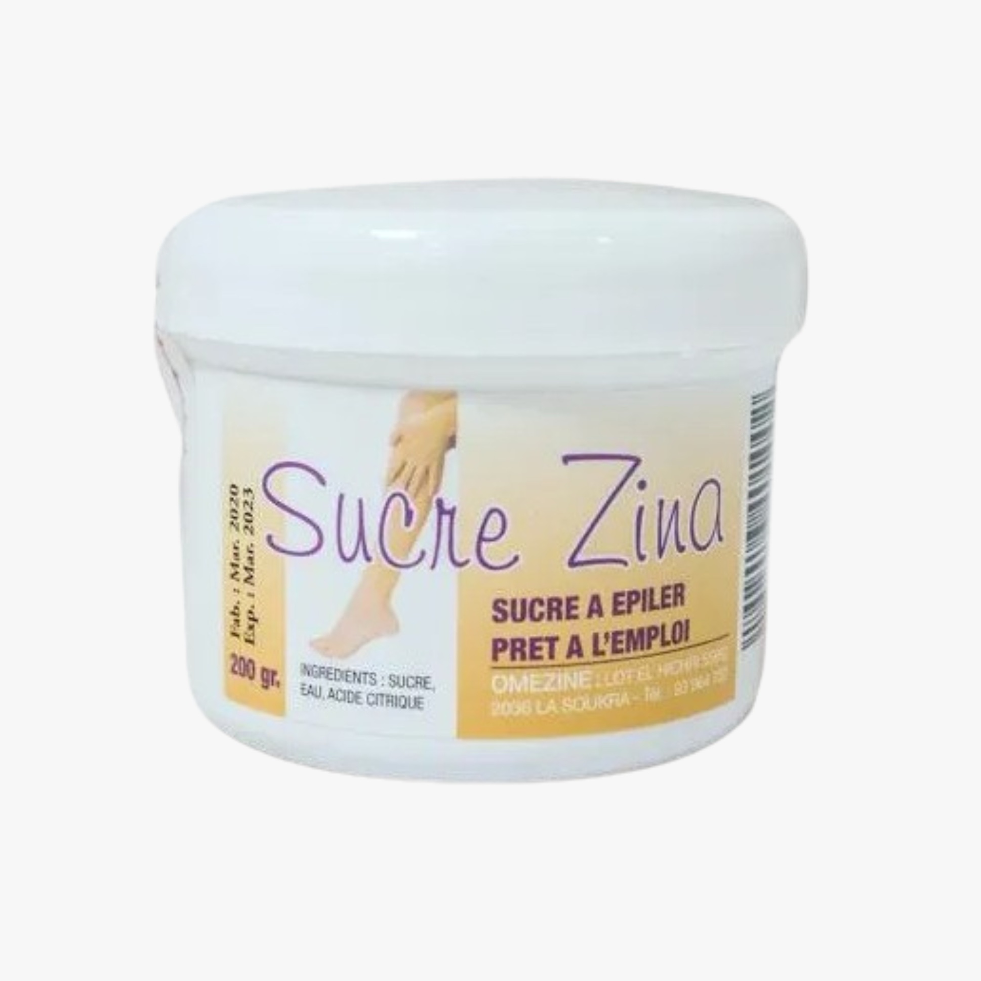 Sucre à épiler ZINA – 200g