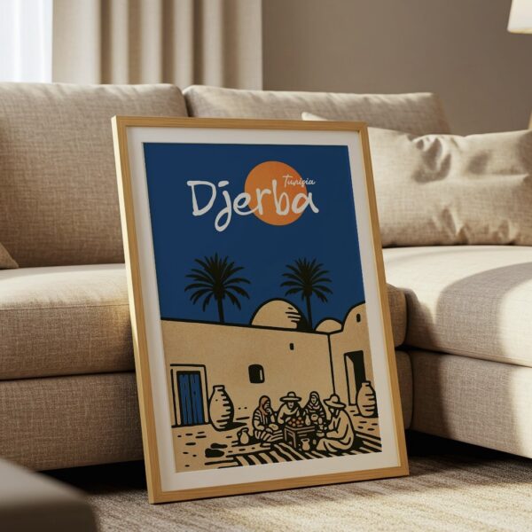Djerba tableau 35x46cm - Framelab
