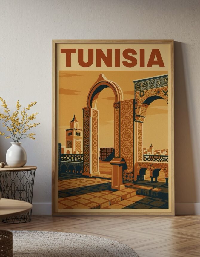 Tunisia tableau 35x46cm - Framelab