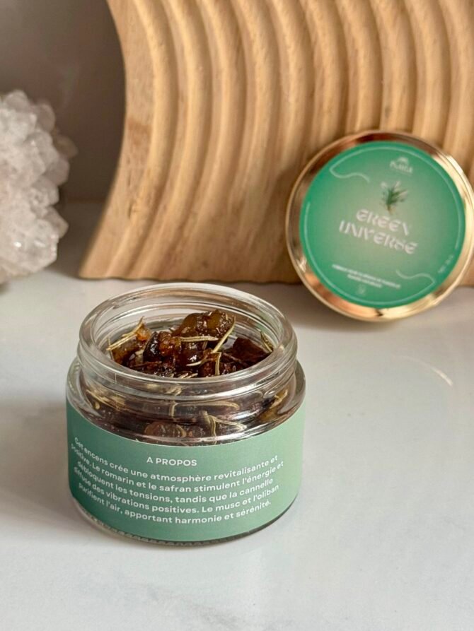 Bkhour Green universe positive formula 50g - بخور للمساعدة على جذب الطاقة الايجابية والوفرة – Image 2