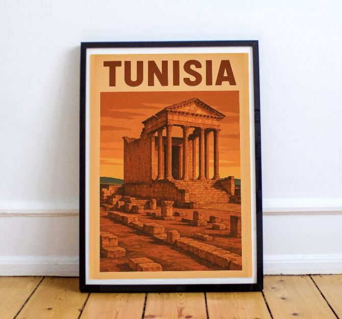 Dougga tableau 35x46cm - Framelab