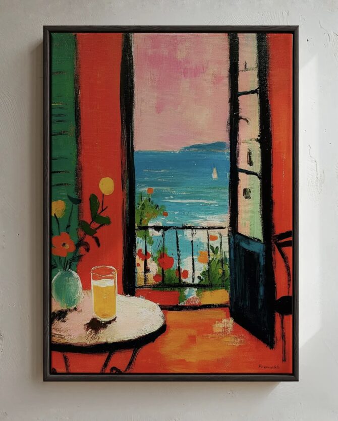 Morning Window tableau 35x46cm - Framelab
