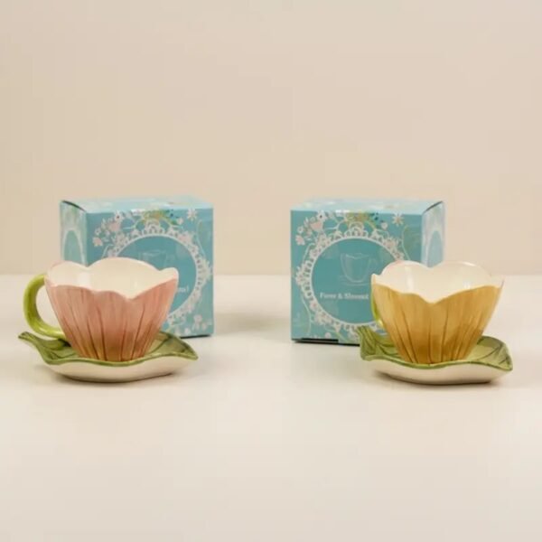 2 Mugs Flower Tulipe