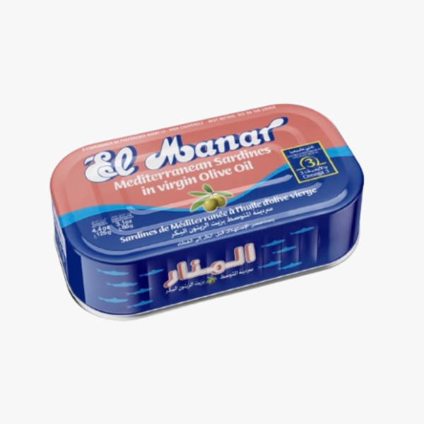 Sardine à l’huile d’olive EL MANAR 125g